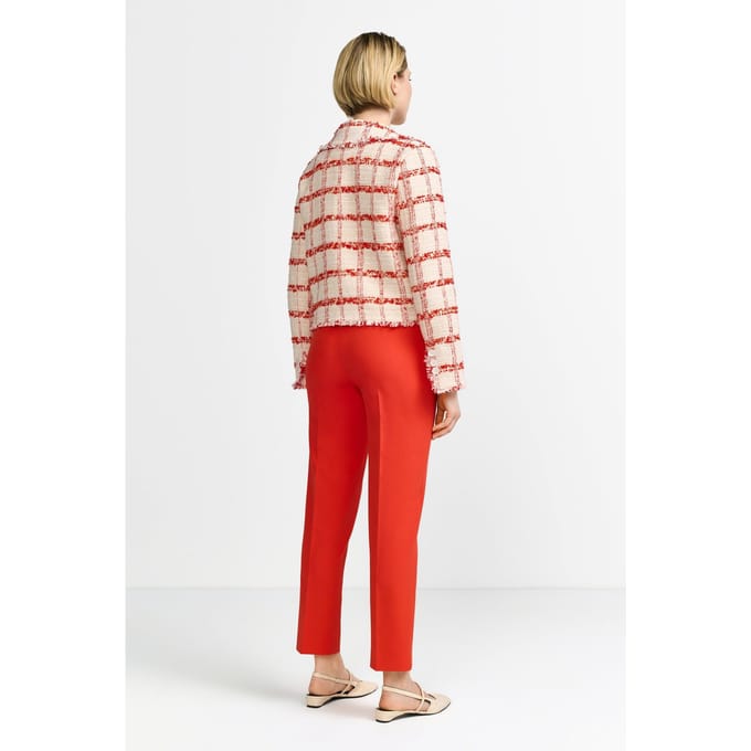 Rich & Royal Casual Pants Sunset Red Taglia: 42 | Pantaloni da completo Outlet | Donna | Rosso