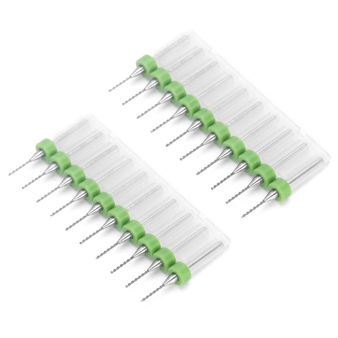 20 Stuks PCB Boor Bit Legering Wolfraamstaal Printplaat Micro Twist Verticale Pons Gereedschapsset