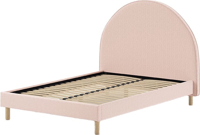 Bed Victoria Roze - Rubberhout - 140x200cm - Hoogte 132 cm