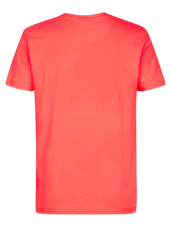 Petrol Industries - Heren Jersey T-shirt EclipseNegro - Roze
