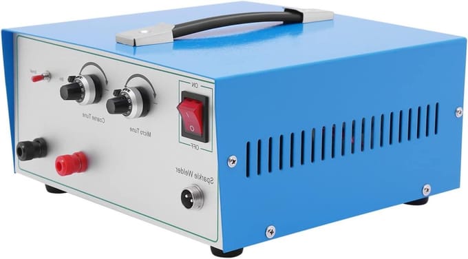 Punt Lasapparaat - Metaallasser Machine - Sieraden Maken - Precisie Instelling - 05-15 mm - Grijs