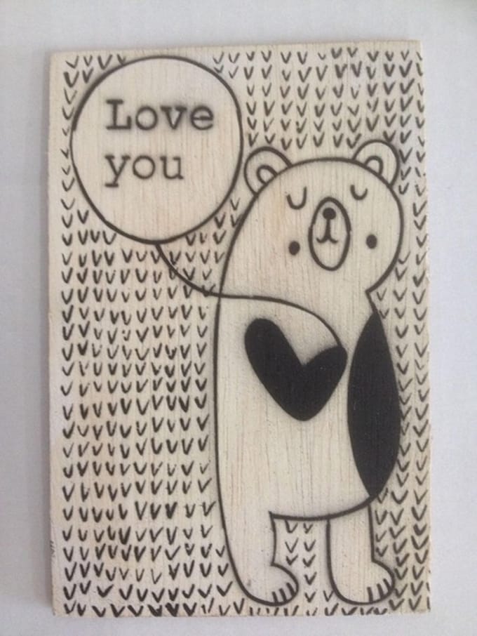 Postkaart Love you