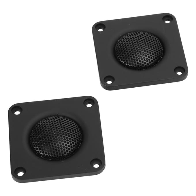 Lot de 2 mini haut-parleurs portables de 5,1 cm, 4 ohms, 30 W, gamme complète black