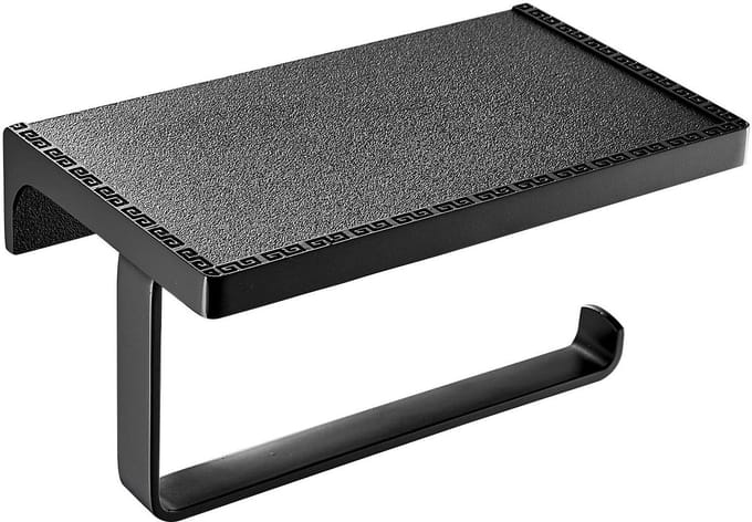 Toiletpapierhouder - Dailygoods- Toiletpapierhouder met legplank