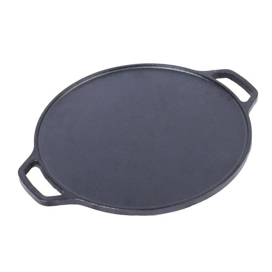 Arth 12-inch Gietijzeren Dosa/Chapatti Tawa, Voorgekruid, 100% Giftig Vrij gray