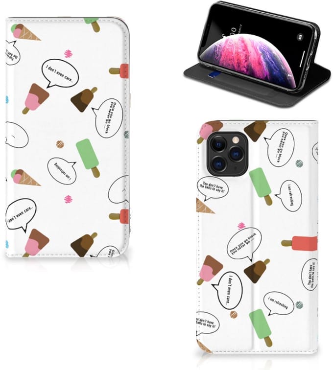 Apple iPhone 11 Pro Max Flip Style Cover IJsjes