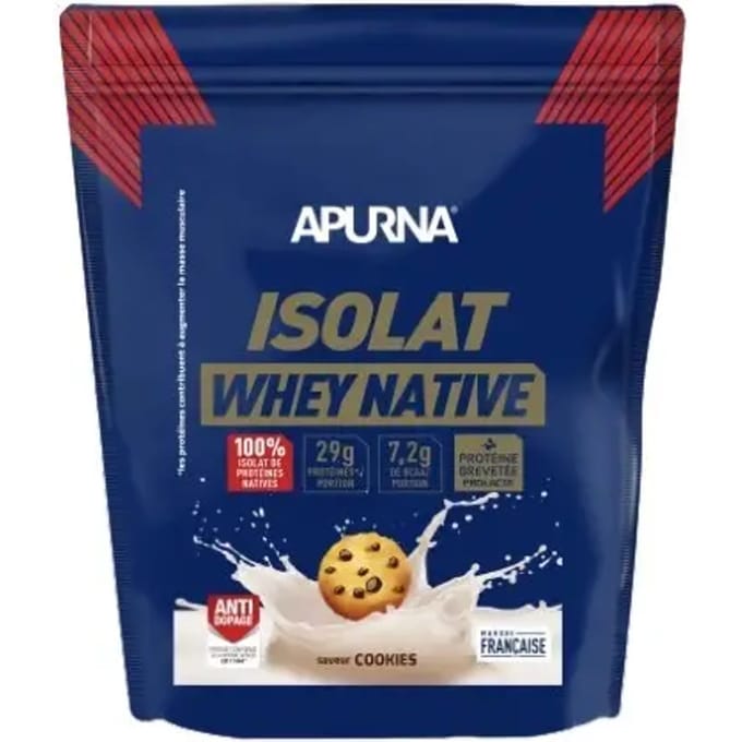 Eiwitvoeding met koekjessmaak Apurna Isolat Native