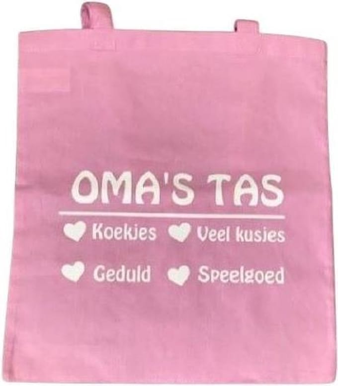 Oma's tas roze
