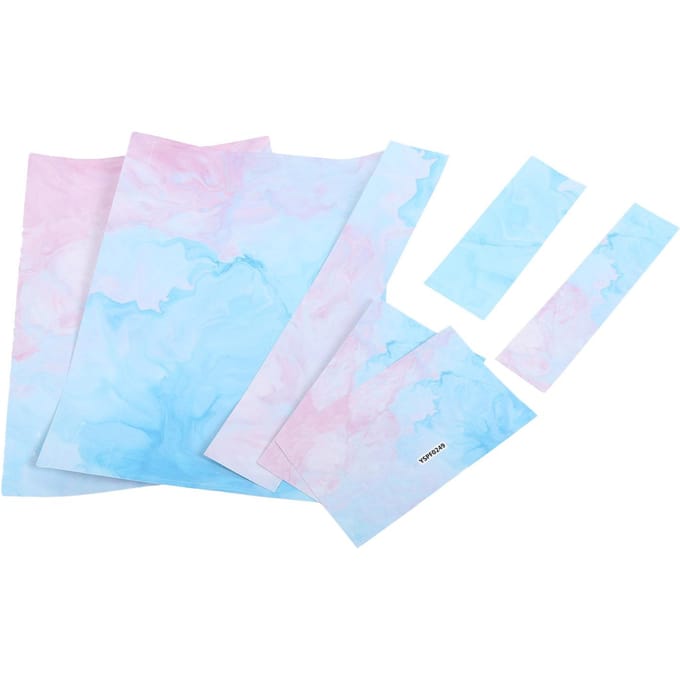 Controller Beschermsticker Game Console Skin Decoratie Cover voor PS5 Roze Blauw white