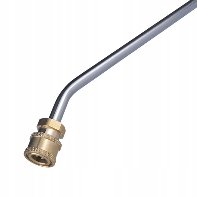Rosfix Hogedruklans Vervanging - 30° Gebogen - 34 cm, 250 bar, 1/4"" Snelsluiting - Geschikt voor Kärcher