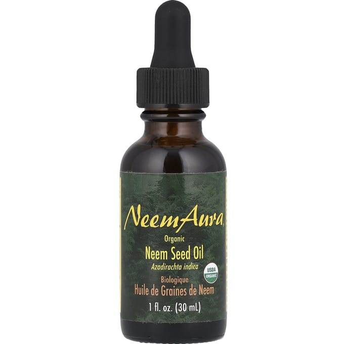 Huile de graines de neem bio, 1 fl oz (30 ml)