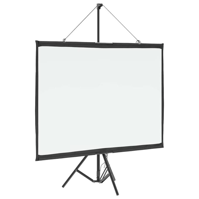 Écran de projection avec support 50 pouces 4:3 Rapport hauteur/largeur