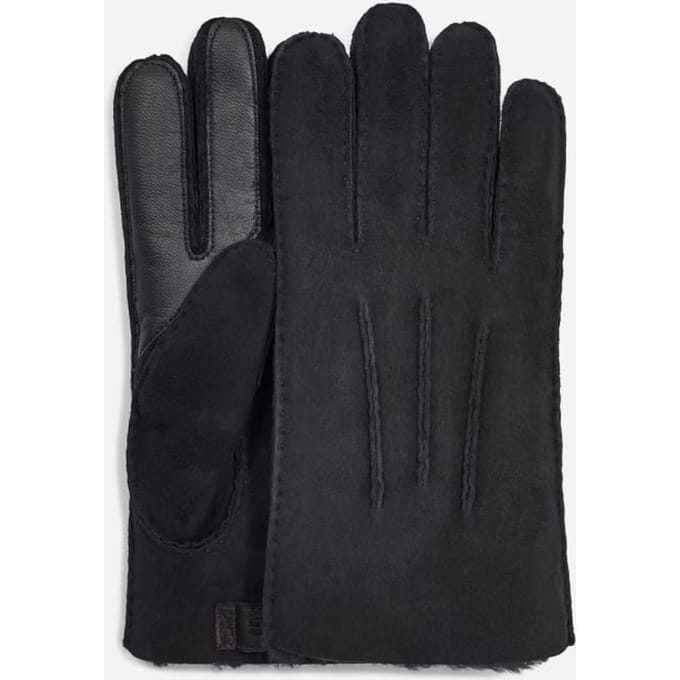 UGG® Sheepskin Tech Glove for Men in Black, Size Medium, Shearling/Leather