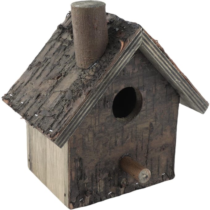 Waterdicht Hangend Type Houten Vogelhuis Vogel Rustplaats Huisdierbenodigdheden Accessoires black