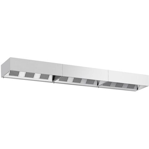 GGM Gastro Kastenhaube - 6000mm - mit Filter & Lampe Zilver