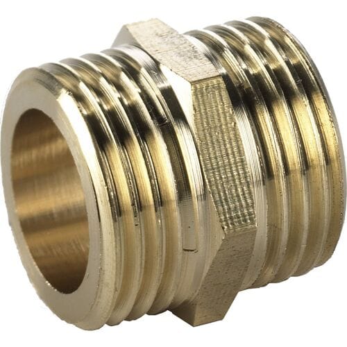 BPE Gasdraadfitting dubbele nippel 3/4"x3/4" Bt.Dr.
