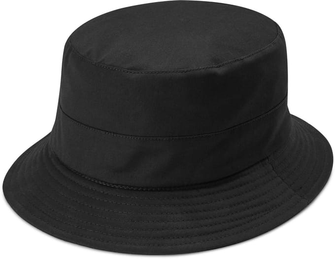 Gino Zwarte Waterbestendige Moda Bucket Hat