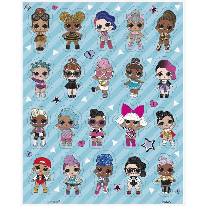 UNIQUE - LOL Surprise stickers