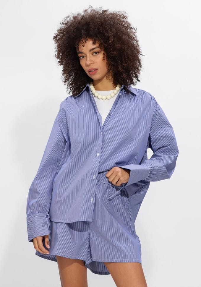Notre-V Nv-hermelien Dames - Jurken - Blauw - Maat L