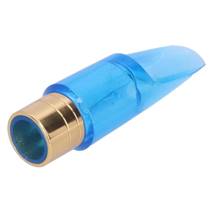 Saxofoon Mondstuk Bb Alt ABS Blauw Transparant Blaasinstrument Accessoires Vervanging blue