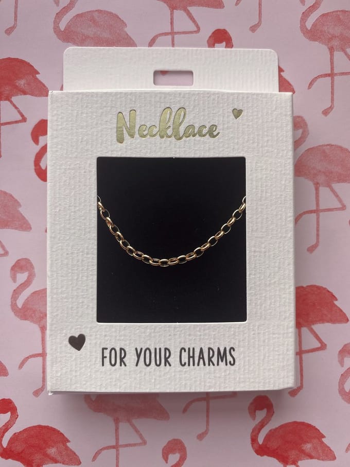 Depesche ketting sieraden medium schakel verzilverd 47cm cadeau.
