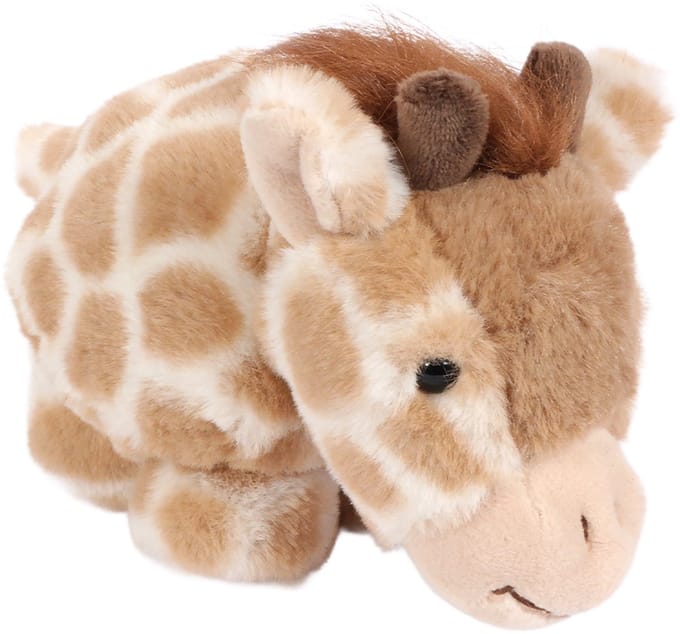 PIA Soft Toys - Pluche Knuffeldier - Giraf in balvorm - 15 cm