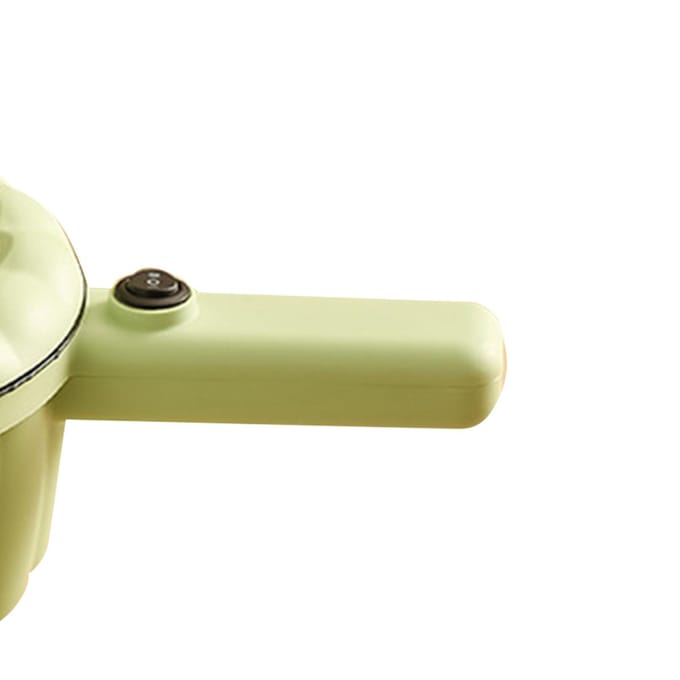2.0L Elektrische Kookpot Multifunctioneel 600W Draagbaar Lange Handvat Hot Pot Noodle Koker voor beige