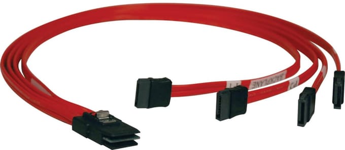 Tripp Lite 18 in. SFF-8087 - 4 X SATA 7pin