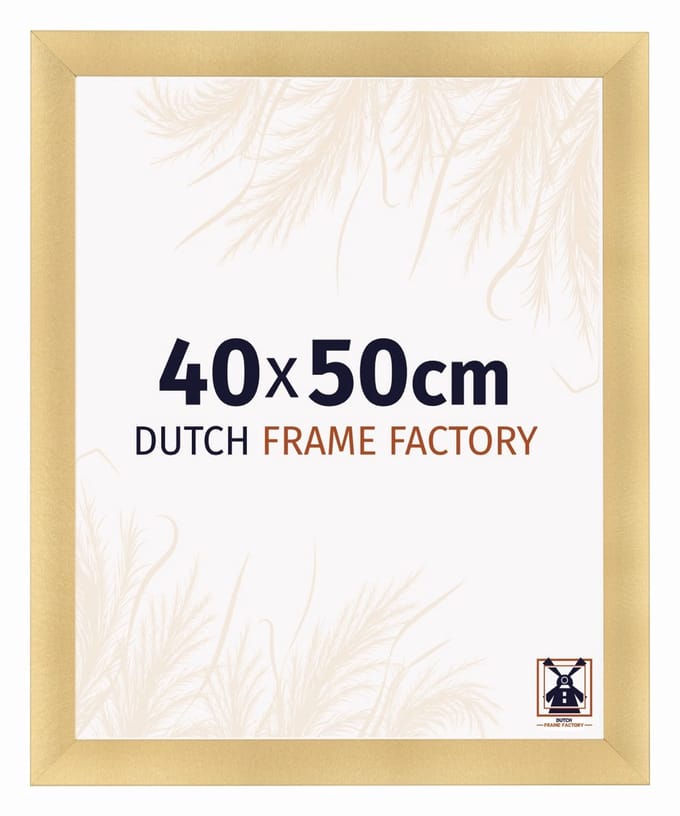 Fotolijst 40x50 cm - MDF - Goud Mat - Praag