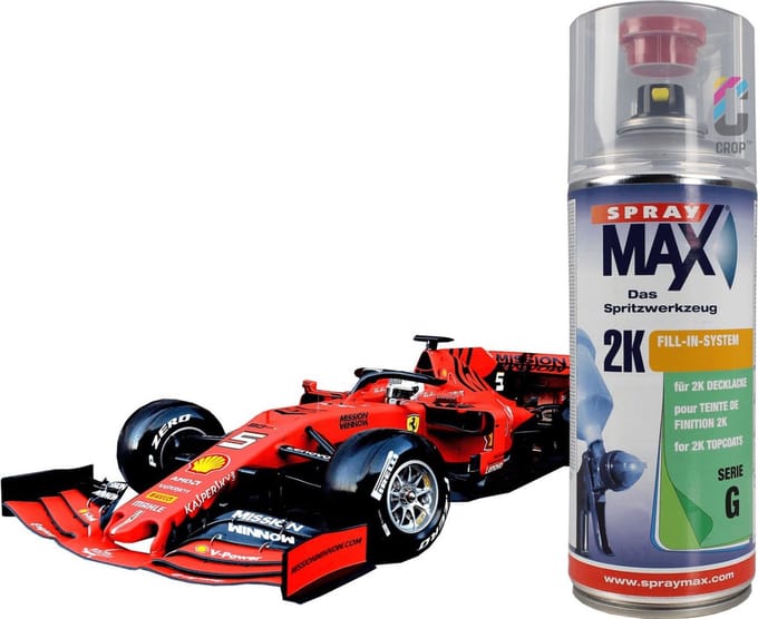 Ferrari ROOD in 2K Spuitbus 400ml - Mat