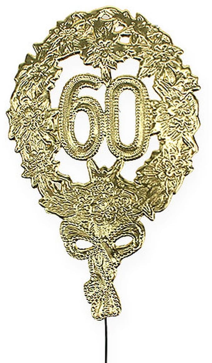 Jubileumnummer 60 Ø8cm 10 st