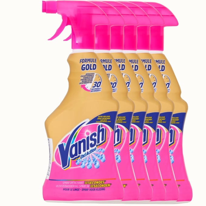 Vanish Oxi Action Gold Vlekverwijderaar Spray - 500ml x6