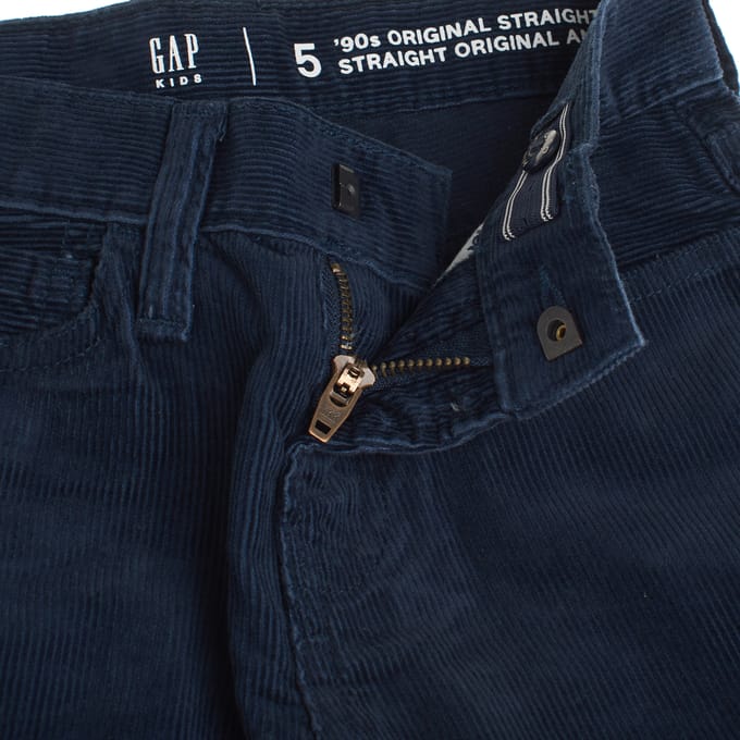 728666 Rechte Corduroy broek voor kinderen