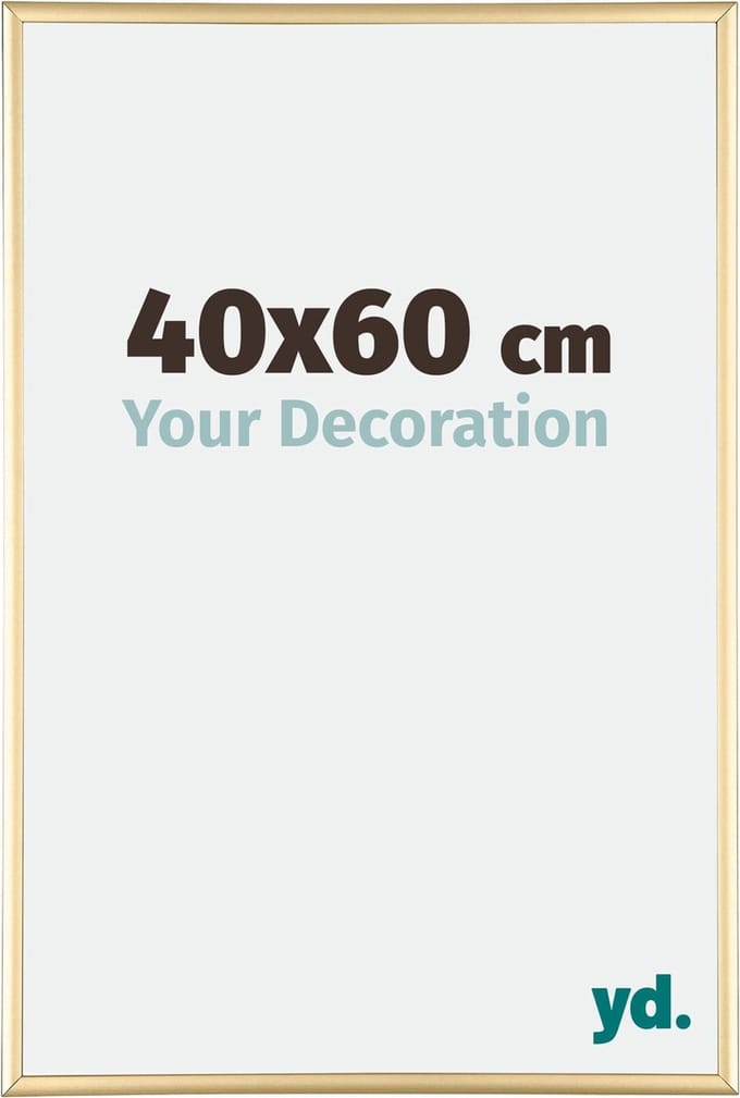 Your Decoration - Fotolijst 40x60 cm - Aluminium - Goud - Kent