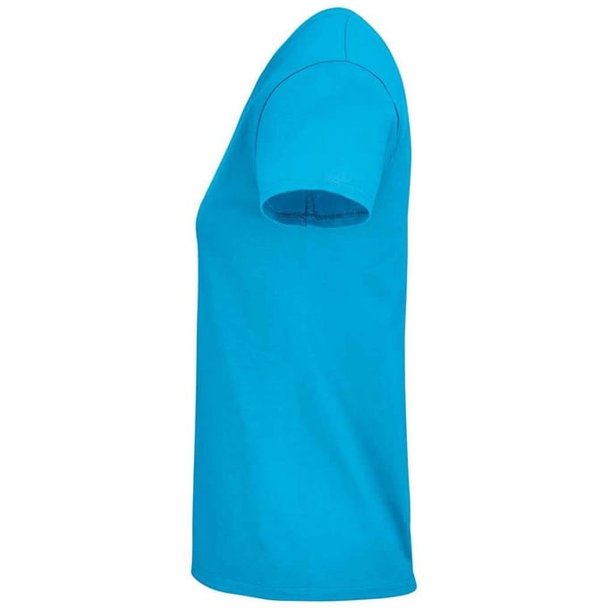 SOLS Dames/dames Crusader Organisch T-shirt (Aqua Blauw)