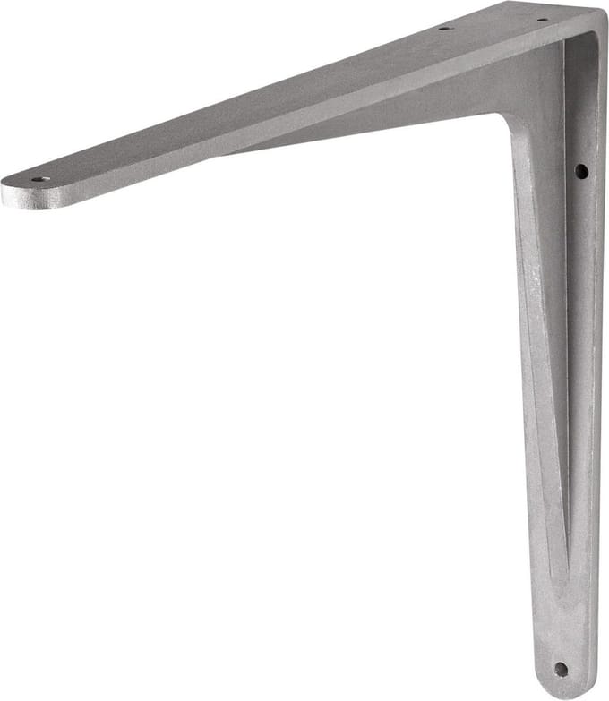 DX Plankdrager Herakles 140x115mm - Aluminium zilver