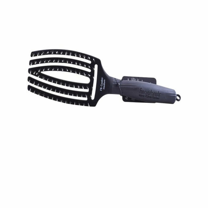 Olivia Garden Haarborstel -  Fingerbrush M - Olivia Garden - Zwart