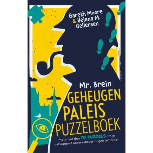 Mr. Brein geheugenpaleispuzzelboek - logische puzzel - geheugen