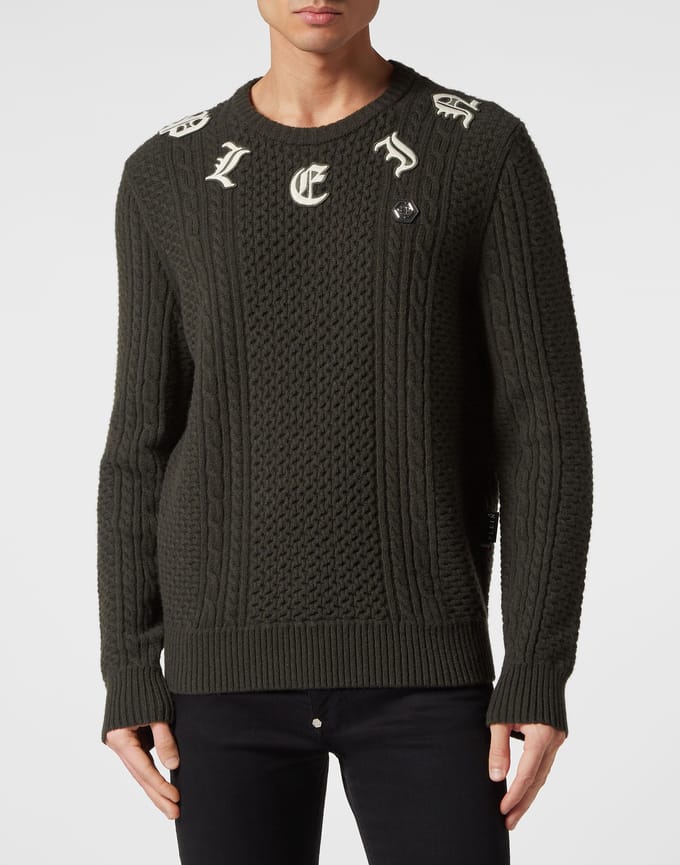 Pullover Ronde Hals Monogram