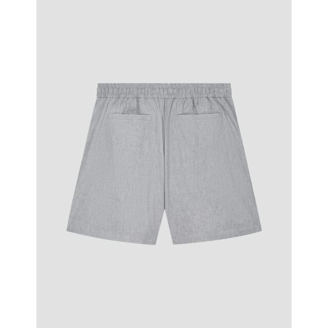 Olaf Seersucker Shorts Shorts Grijs M250403