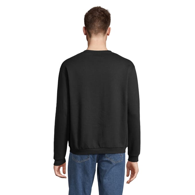 SOLS Heren Spider Ronde Hals Sweatshirt (Zwart)