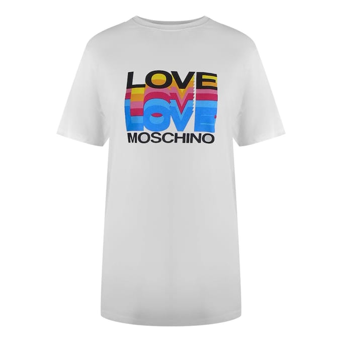Love Moschino Dames/Dames Love Logo T-Shirt (Wit)