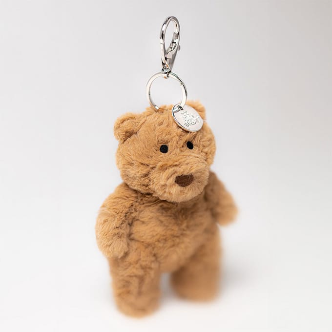 Jellycat Bartholomew Bear bag charm