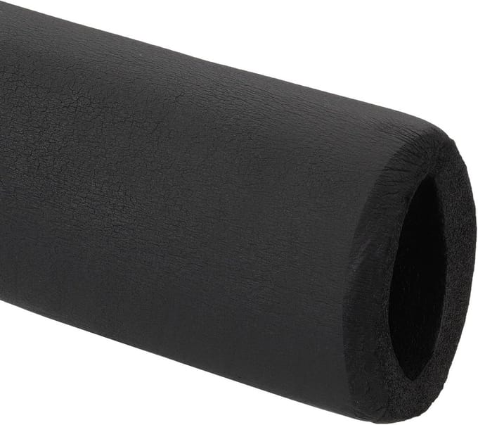 Zwarte Buisisolatie Schuimrubber voor Leidingen en Handvatten 76 mm