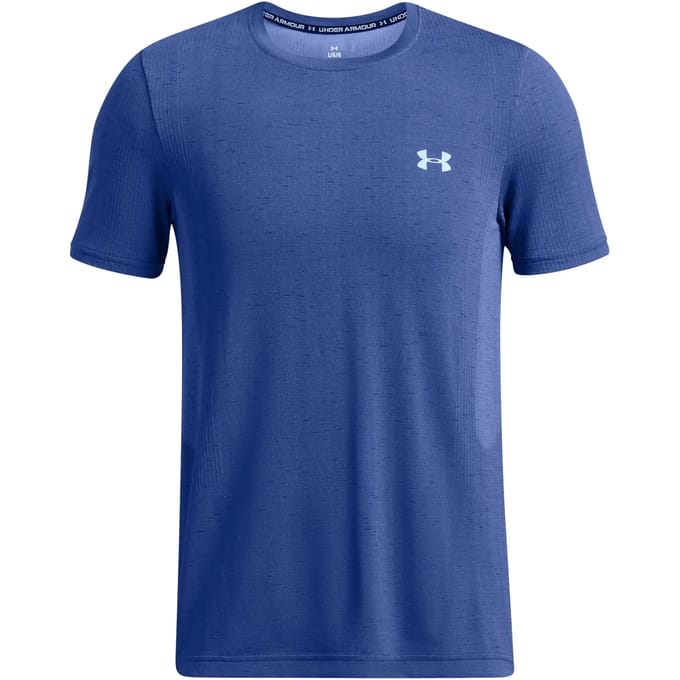 Under Armour Vanish Seamless sportshirt heren blauw