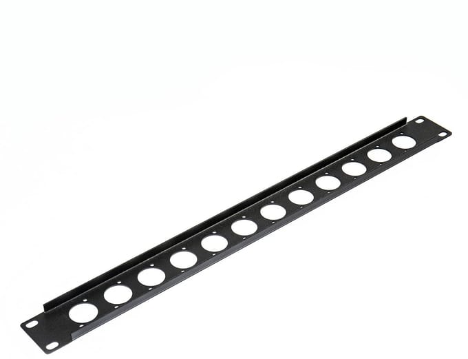MUSIC STORE 19" XLR Panel Mounting 1U - Rack paneel