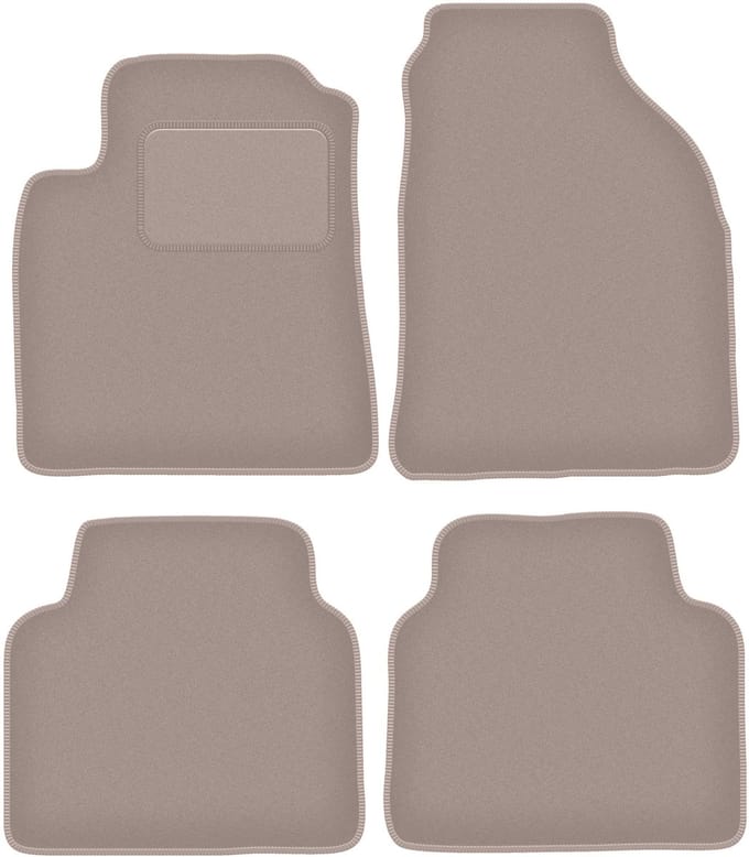 Beige veloursmatten voor: Hyundai Matrix minivan (2001-2010)