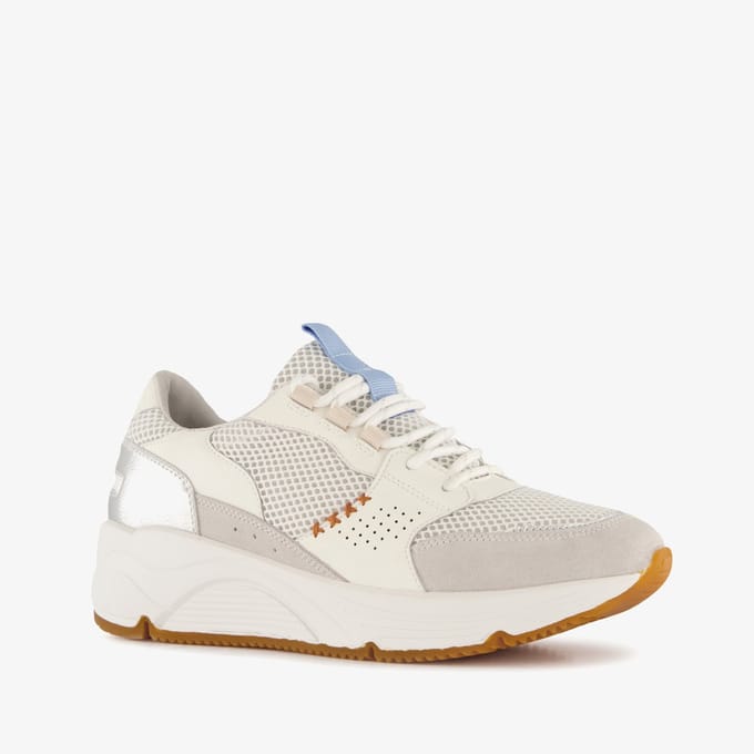 Hush Puppies leren dames sneakers wit - Maat 41 - Uitneembare zool