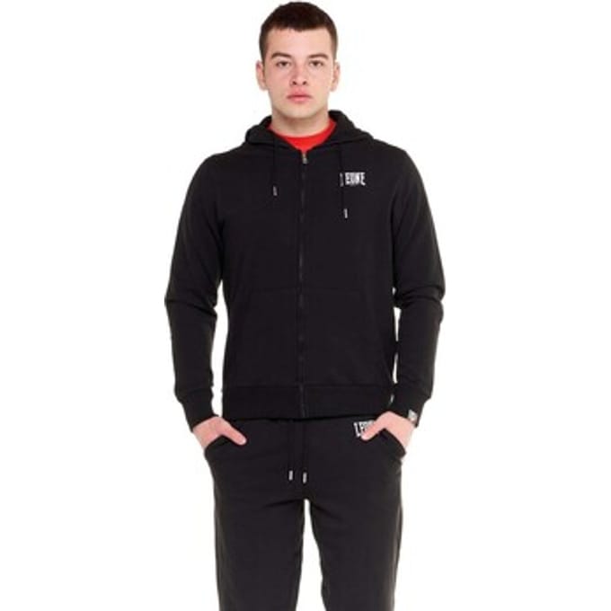 Capuchon sweaters Leone 1947 Man Hoody Full Zip Small Logo