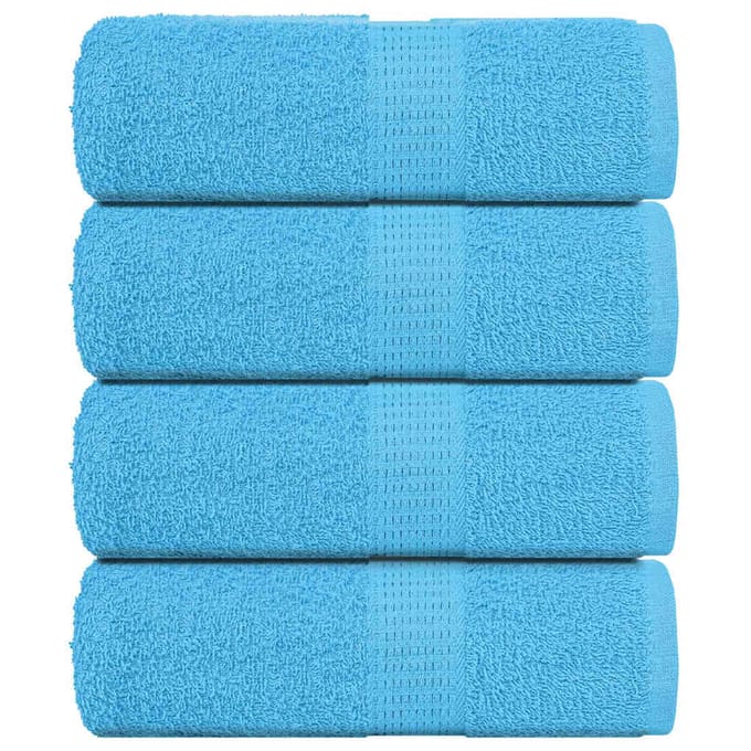 vidaXL - Washandjes - FROGN - 4 - st - 30x30 - cm - 360 - g/m² - turquoise